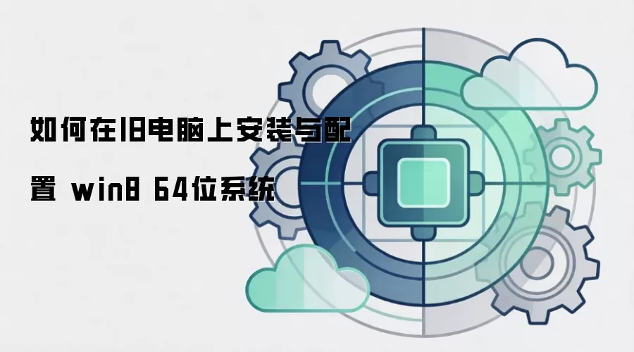 如何在旧电脑上安装与配置 win8 64位系统