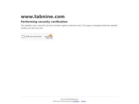 Tabnine-AI代码补全工具