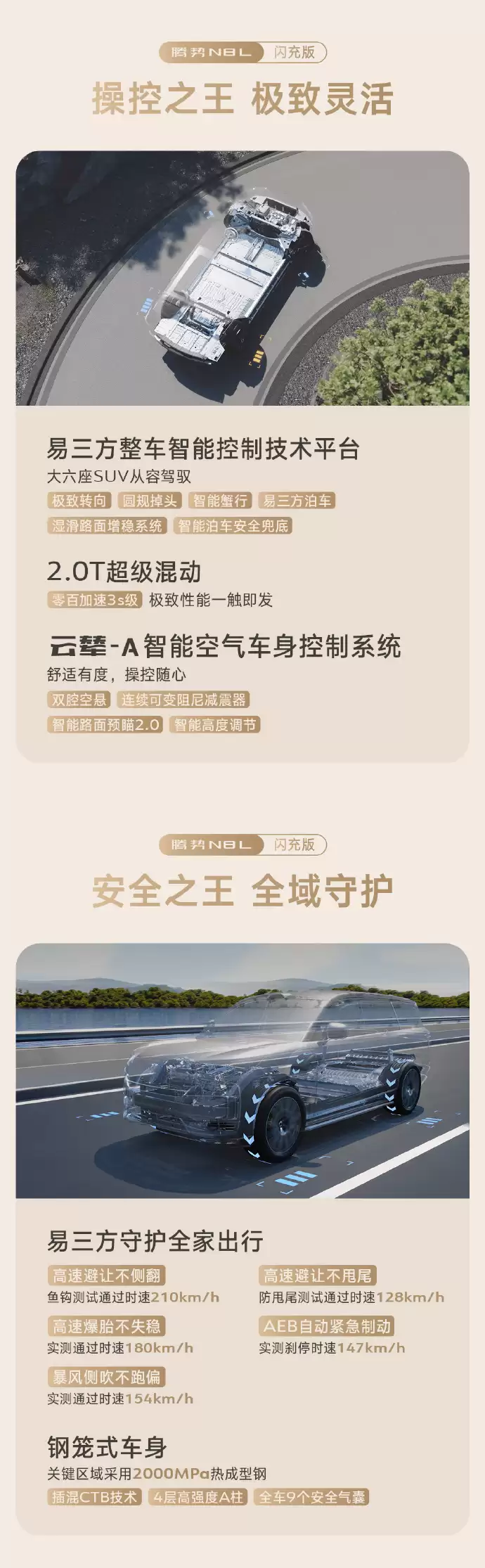 预售35万-40万,消息称比亚迪腾势N8L闪充版6月23日上市
