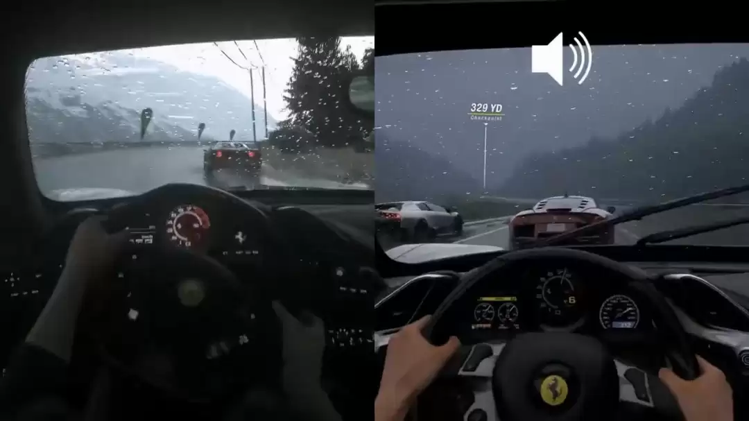 雨天效果对比:《驾驶俱乐部》vs《极限竞速:地平线6》
