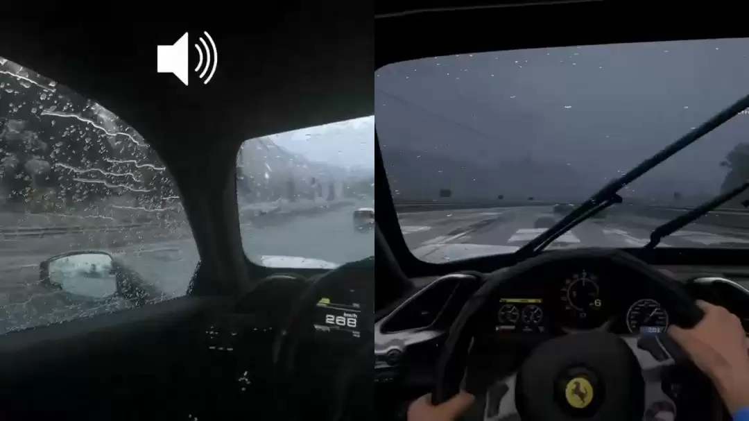 雨天效果对比:《驾驶俱乐部》vs《极限竞速:地平线6》