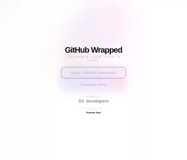 GitHubWrapped