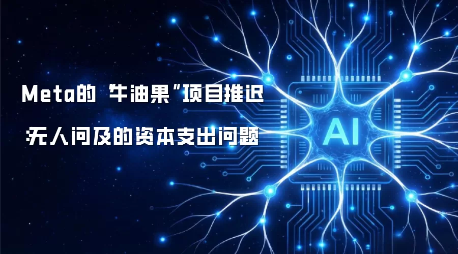 Meta的“牛油果”项目推迟:无人问及的资本支出问题