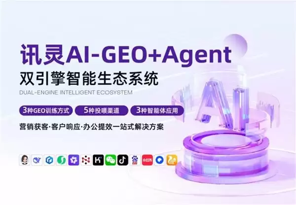 GEO已过时!讯灵AI双引擎闭环:获客+接待+转化一站式解决