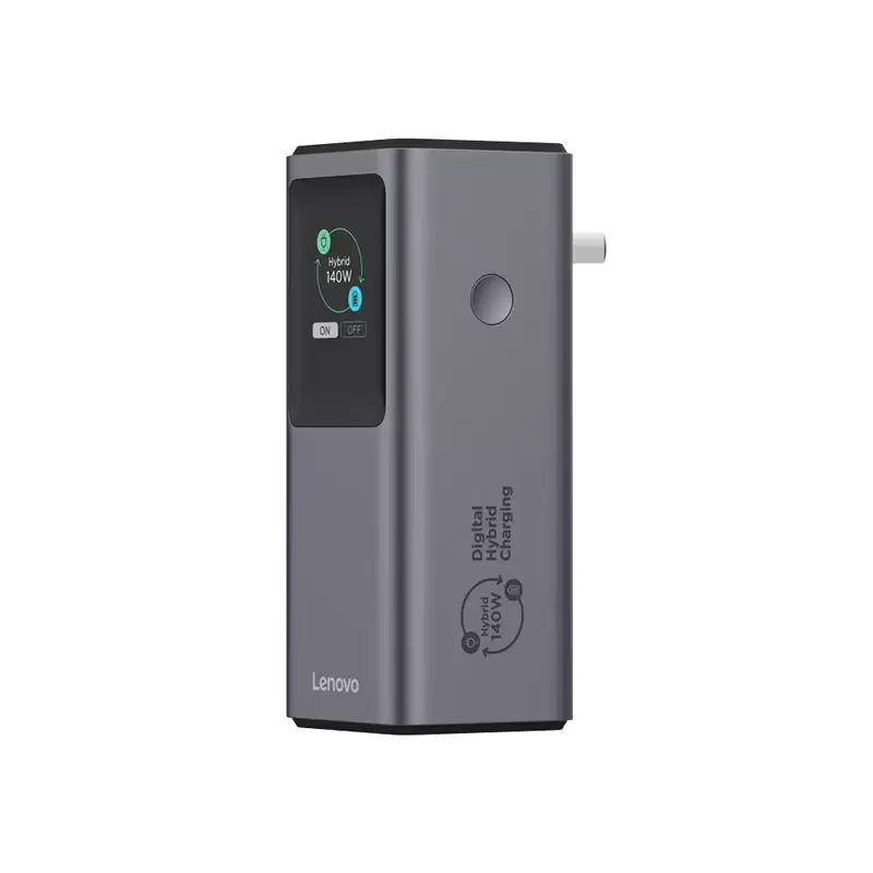 联想推出锋行者 140W 带屏二合一 10200mAh 移动电源：支持作为充电头使用、2C 设计，409 元