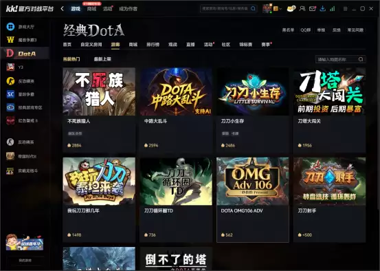 2026游廊揭秘!KK对战平台官方盘点:海量dota1 RPG地图推荐与试玩