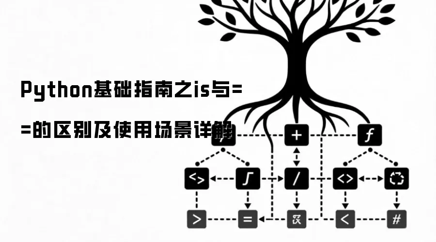 Python基础指南之is与==的区别及使用场景详解