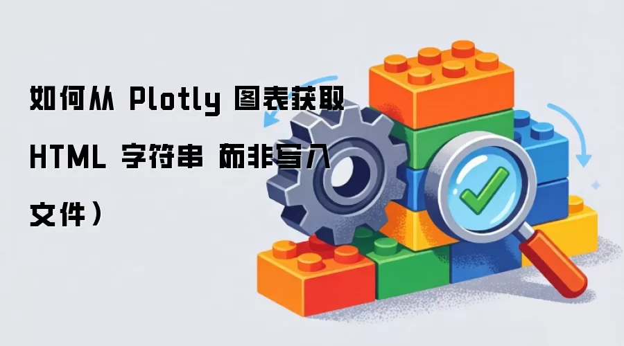 如何从 Plotly 图表获取 HTML 字符串（而非写入文件）