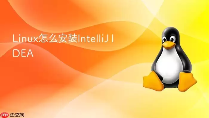 Linux怎么安装IntelliJ IDEA