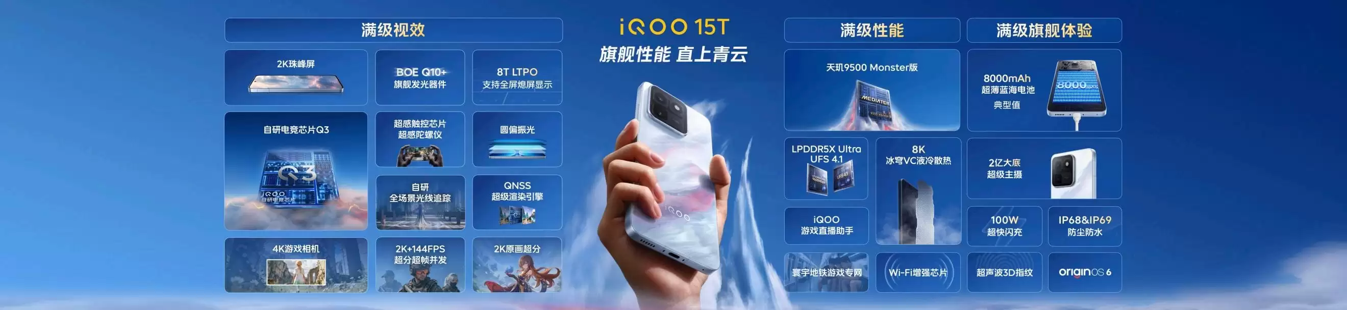 首发天玑9500 Monster版,iQOO15T正式发布,3799元起