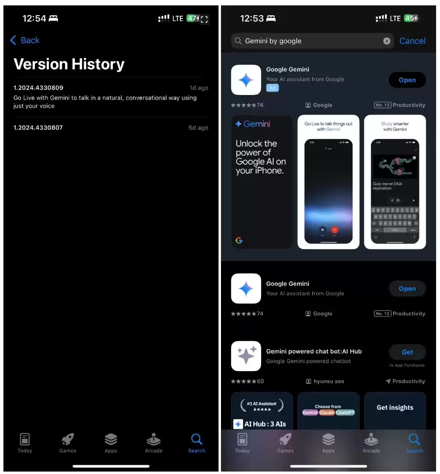 谷歌将为苹果 iPhone 推出独立的 Gemini App,支持 AI 语音聊天