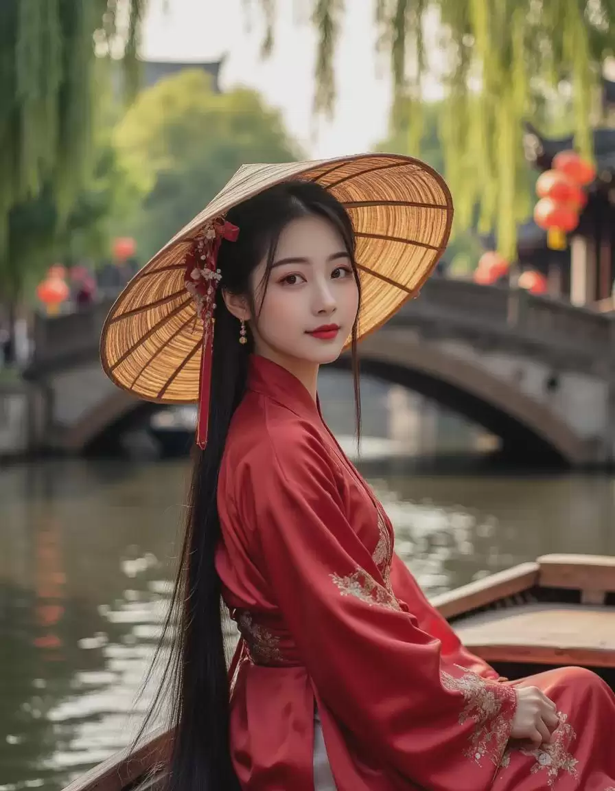 Flux【Lora模型】分享,古装国风美女写真AI一键生成