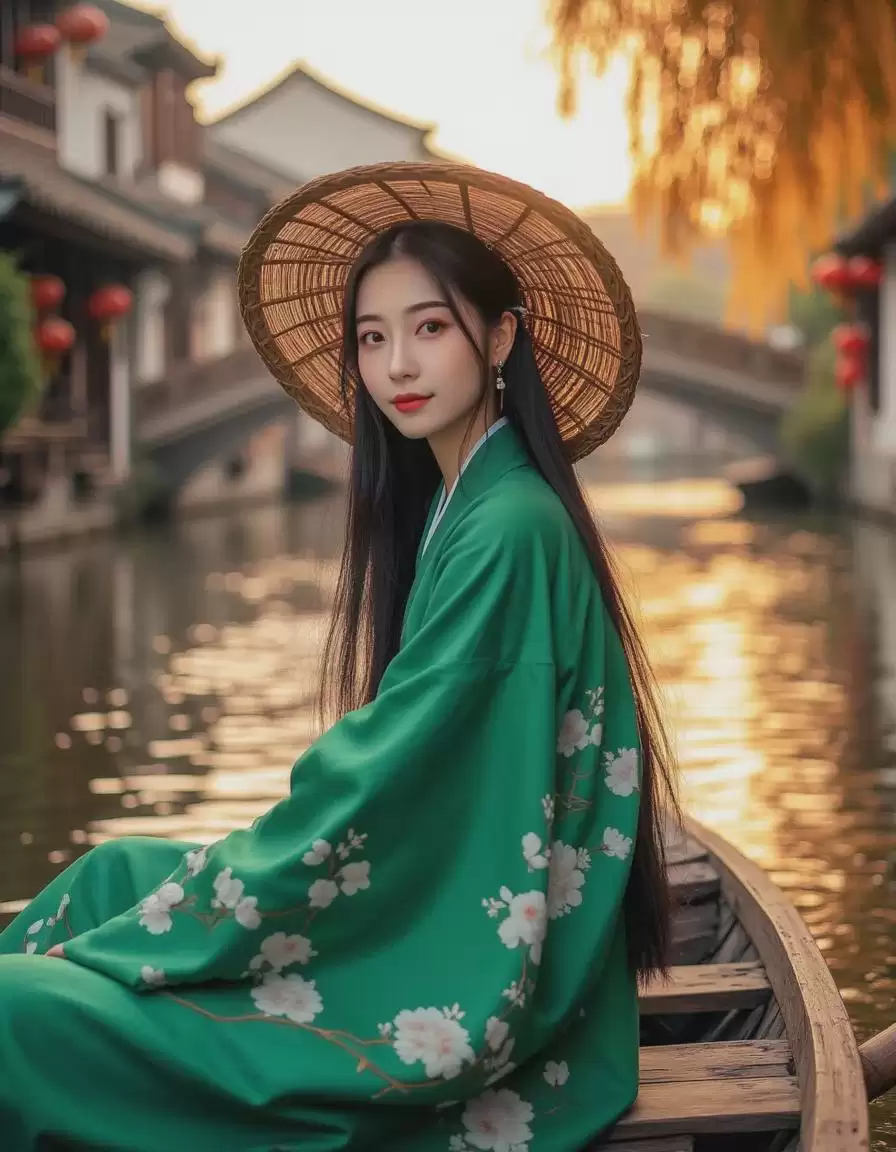 Flux【Lora模型】分享,古装国风美女写真AI一键生成