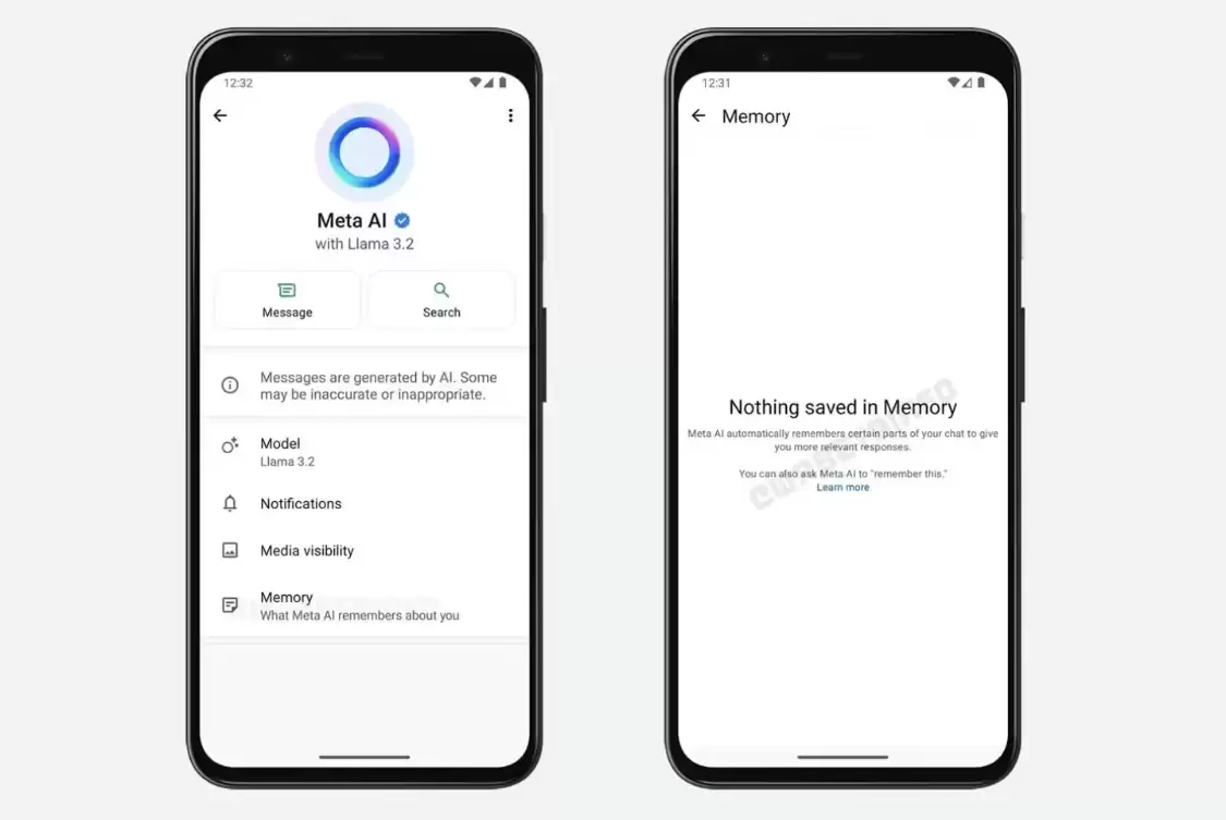 Meta 为 WhatsApp 即时通信软件引入 AI 机器人聊天记忆功能，可提供个人化推荐