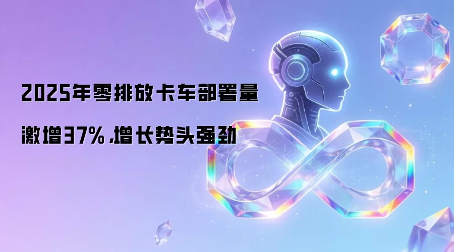 2025年零排放卡车部署量激增37%,增长势头强劲