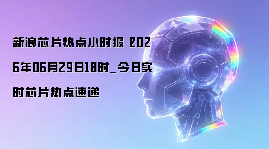 新浪芯片热点小时报丨2026年06月29日18时_今日实时芯片热点速递