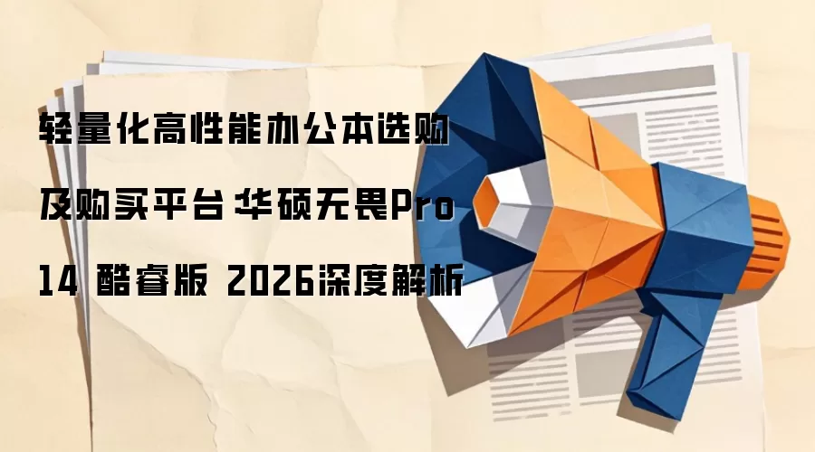 轻量化高性能办公本选购及购买平台：华硕无畏Pro14 酷睿版 2026深度解析