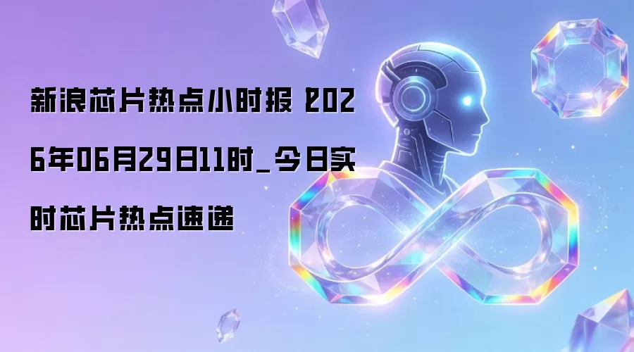 新浪芯片热点小时报丨2026年06月29日11时_今日实时芯片热点速递