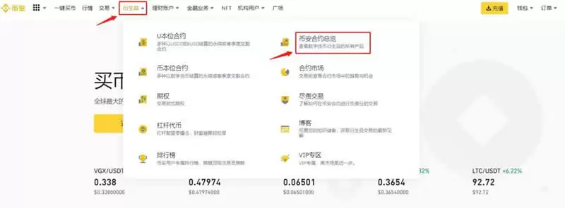 币圈合约怎么玩?币安交易所进行比特币合约交易教程