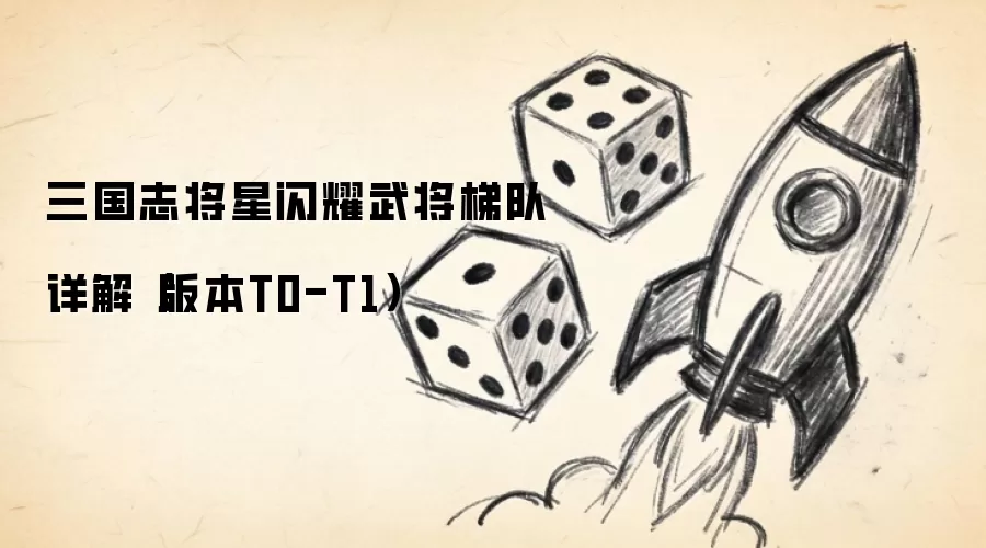 三国志将星闪耀武将梯队详解（版本T0-T1）