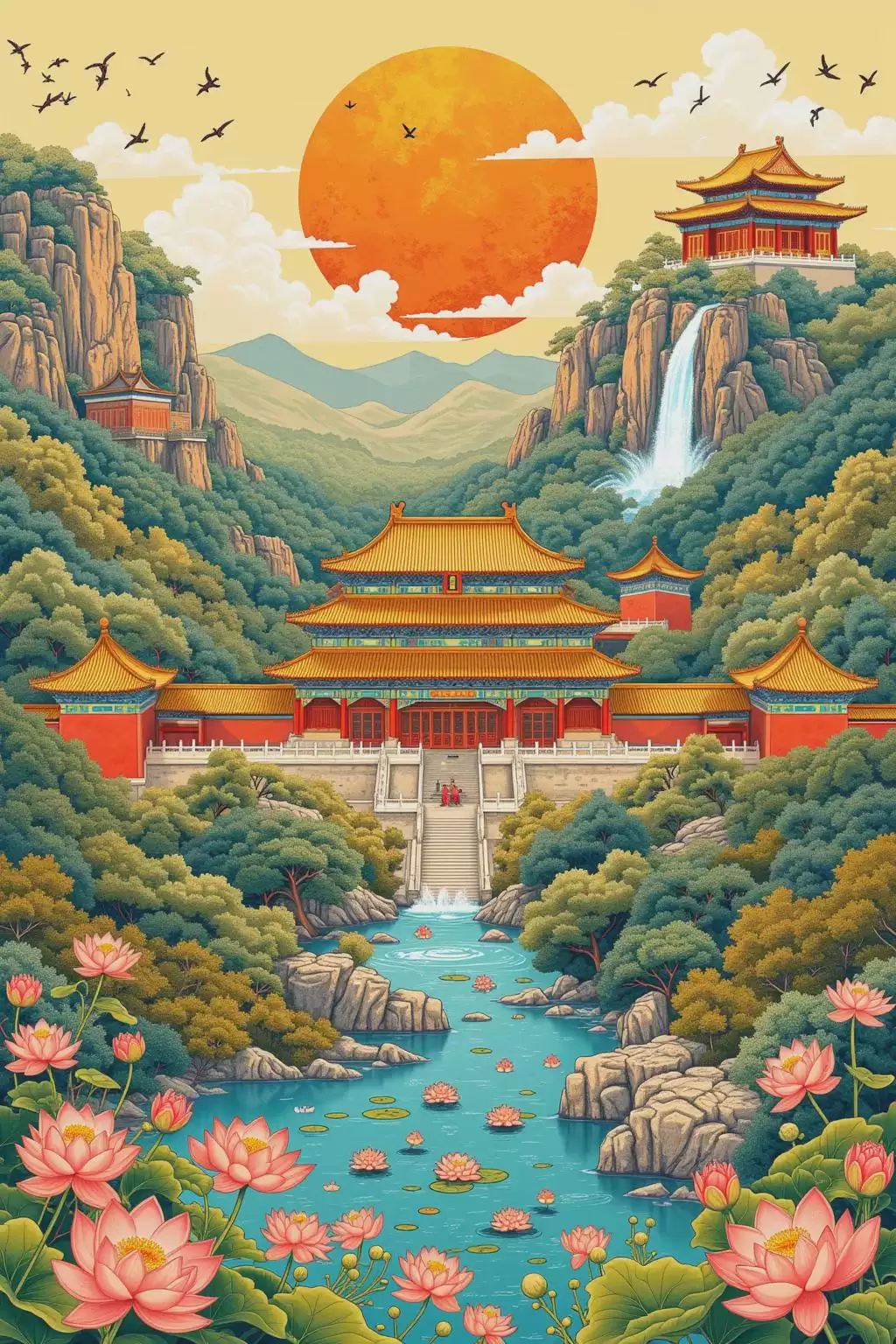 AI绘画一键生成国风插画，推荐一款基于Flux训练的国风插画的lora模型