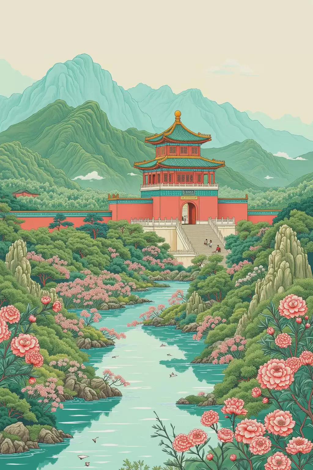 AI绘画一键生成国风插画，推荐一款基于Flux训练的国风插画的lora模型