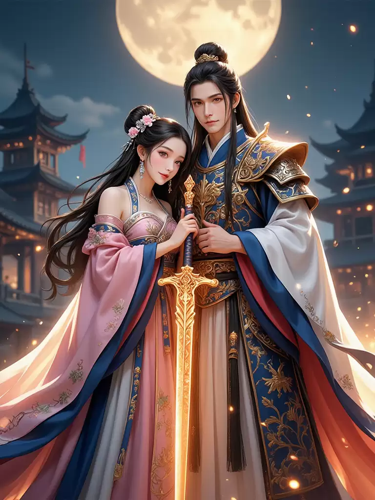 AI世界里的漫画中国风,AI国风动漫一键生成的Liblibai模型推荐