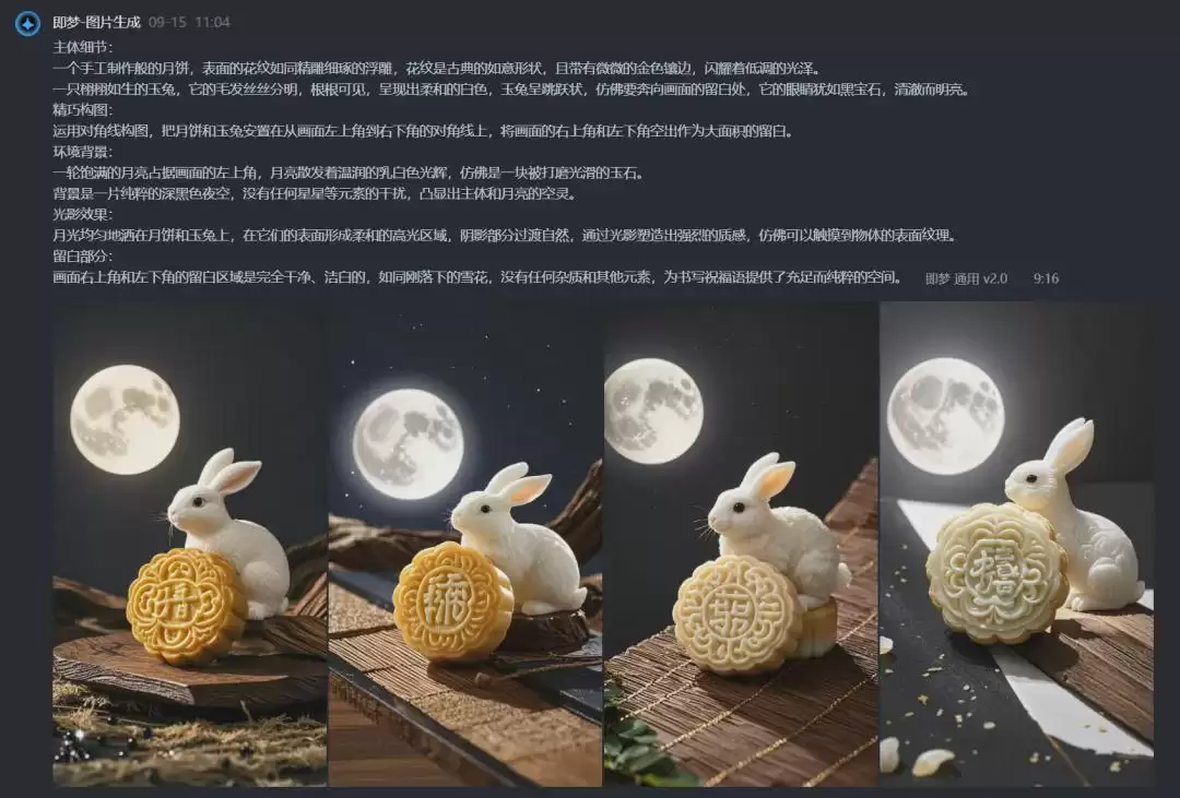 AI在线海报设计,用AI工具做中秋节日祝福海报