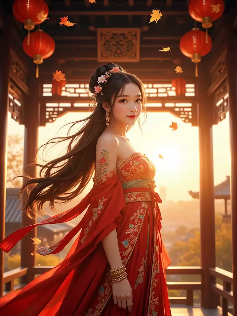 AI世界里的漫画中国风,AI国风动漫一键生成的Liblibai模型推荐