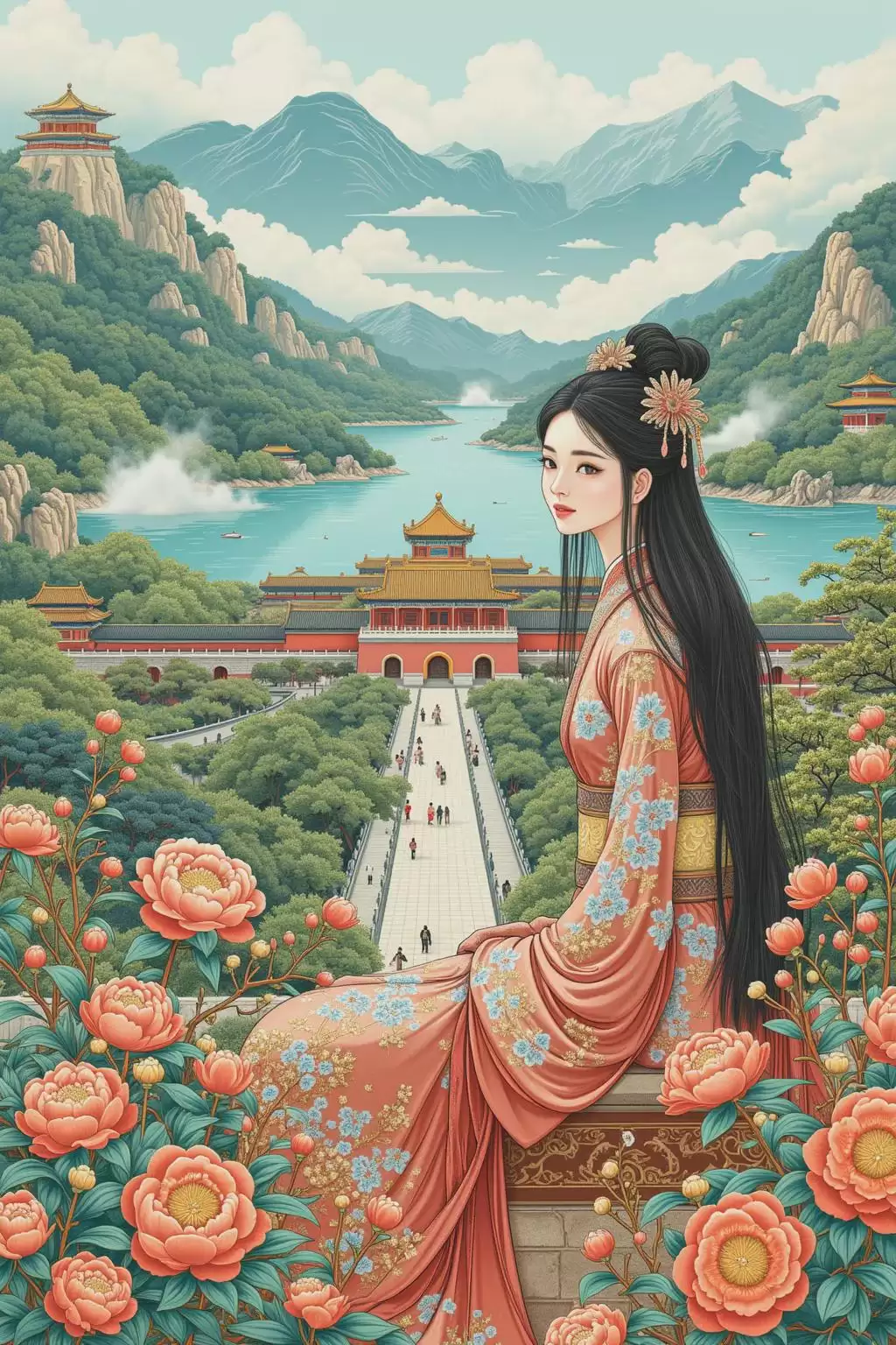 AI绘画一键生成国风插画，推荐一款基于Flux训练的国风插画的lora模型