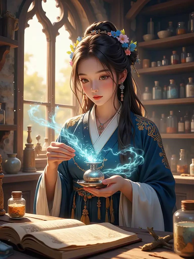 AI世界里的漫画中国风,AI国风动漫一键生成的Liblibai模型推荐