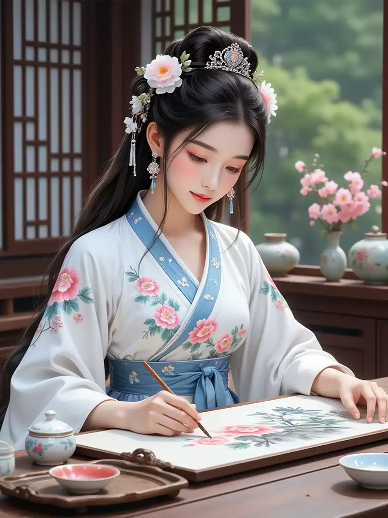 AI世界里的漫画中国风,AI国风动漫一键生成的Liblibai模型推荐