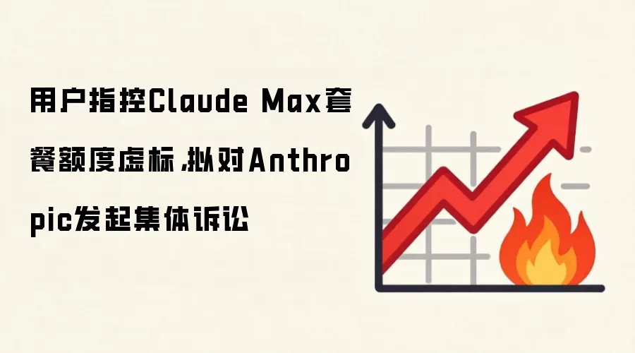 用户指控Claude Max套餐额度虚标,拟对Anthropic发起集体诉讼