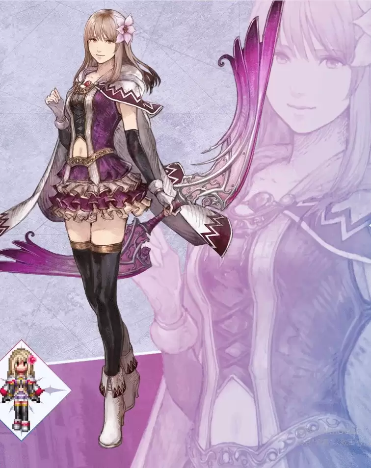 《最终幻想:共鸣》新角色实机 神秘少女菲娜亮相