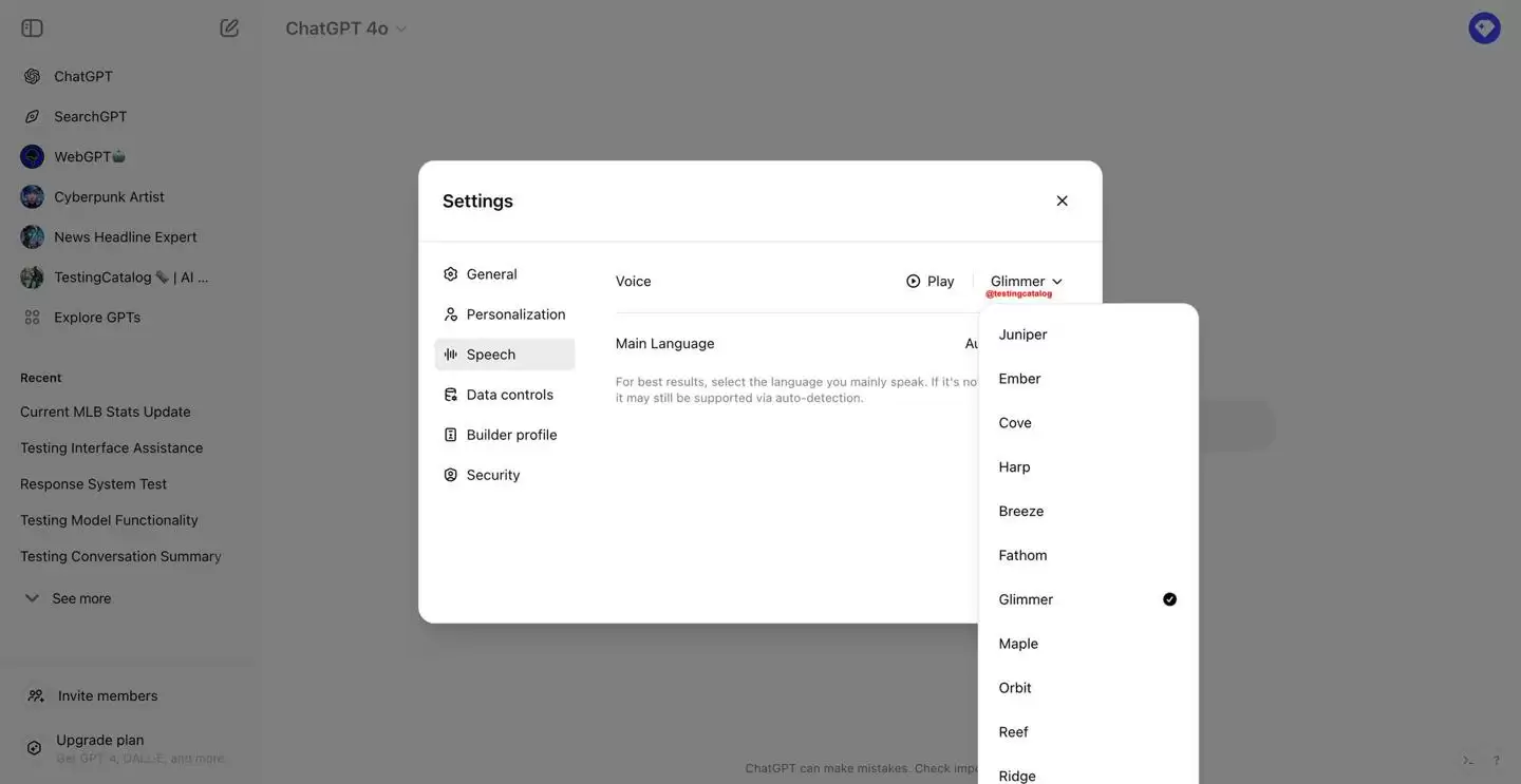 OpenAI ChatGPT 被曝将新增 8 种新语音:更自然表达狗叫等动物声音