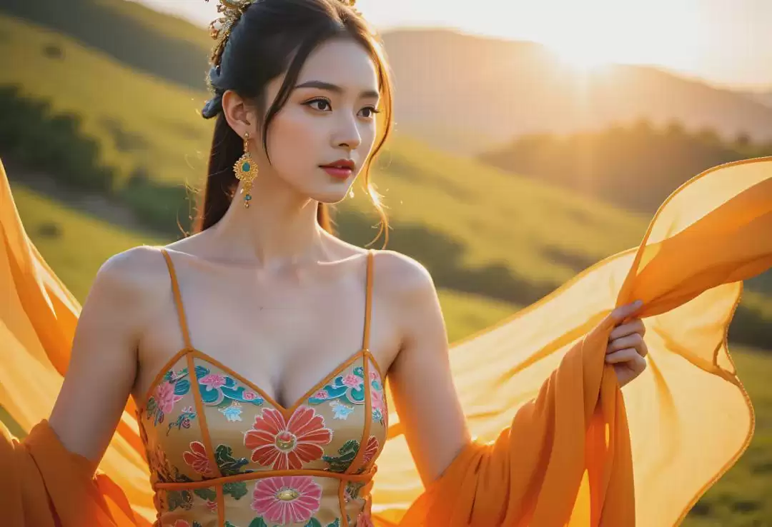 使用AI绘画工具ComfyUI和Flux LORA模型，轻松生成没明显AI脸痕迹倾向东方审美的真人照片