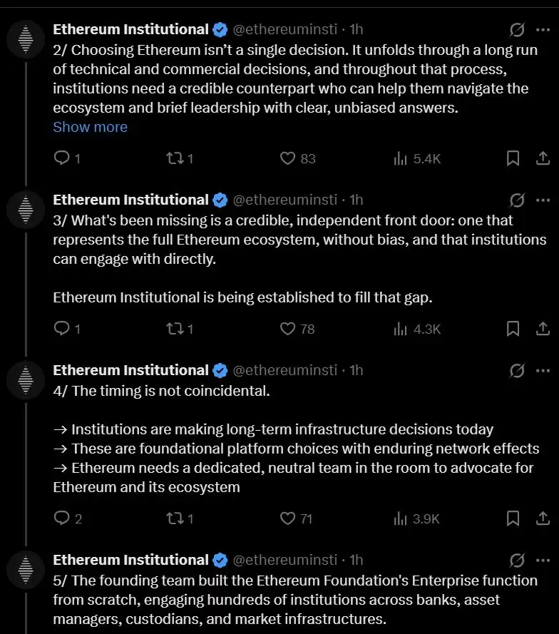 以太坊(ETH)支持者成立非营利组织,引领机构采用进程
