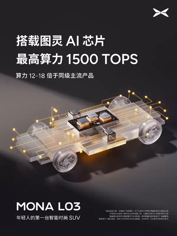 小鹏MONA L03搭载满血版第二代VLA 比肩50万级旗舰车