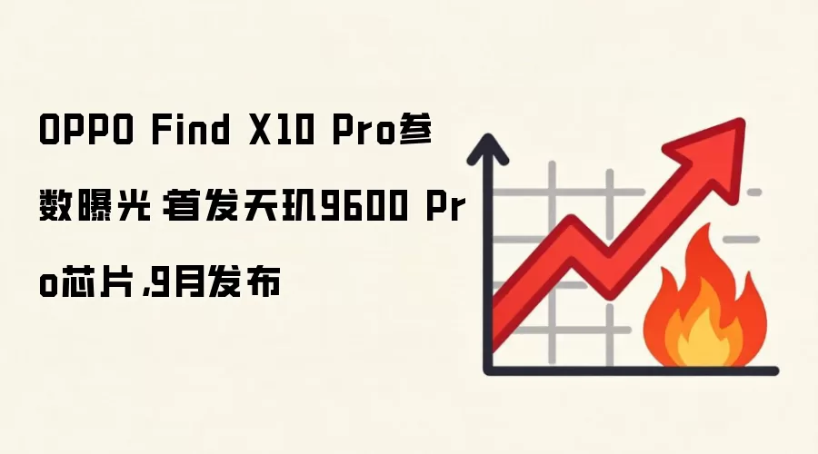 OPPO Find X10 Pro参数曝光：首发天玑9600 Pro芯片，9月发布
