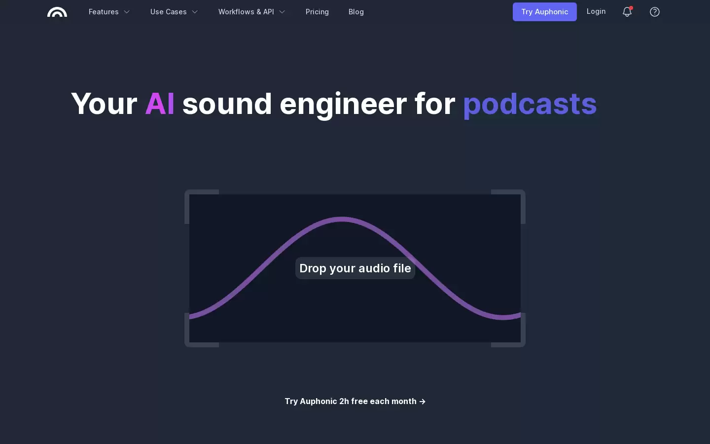 Auphonic : 自动音频后期制作工具