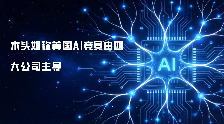木头姐称美国AI竞赛由四大公司主导