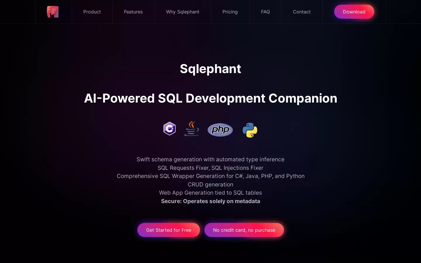 Sqlephant : AI辅助SQL开发工具