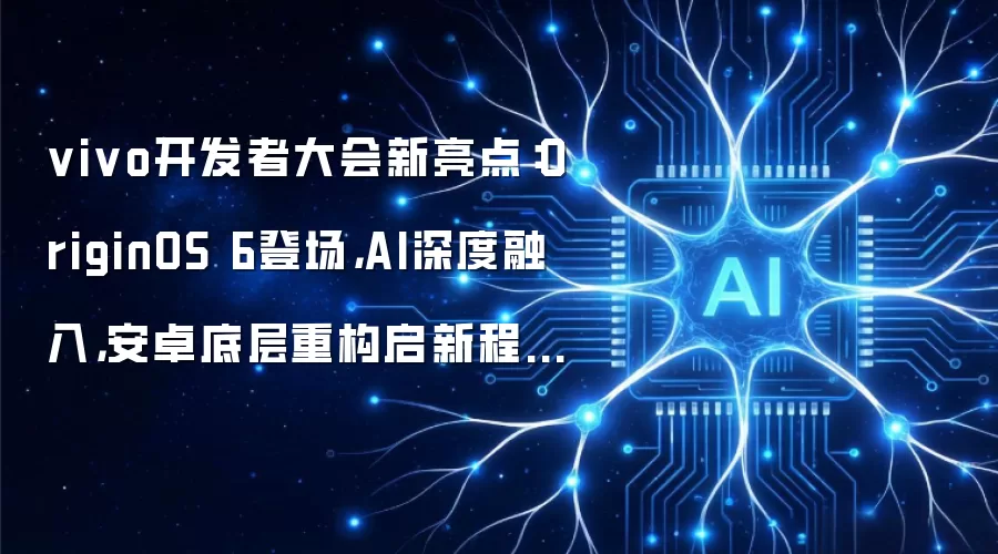 vivo开发者大会新亮点：OriginOS 6登场，AI深度融入，安卓底层重构启新程