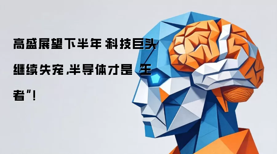 高盛展望下半年:科技巨头继续失宠,半导体才是