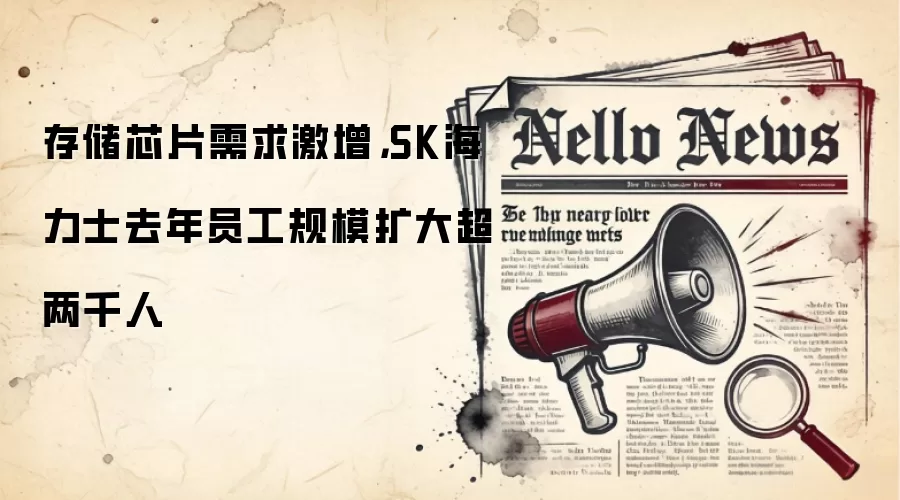 存储芯片需求激增,SK海力士去年员工规模扩大超两千人
