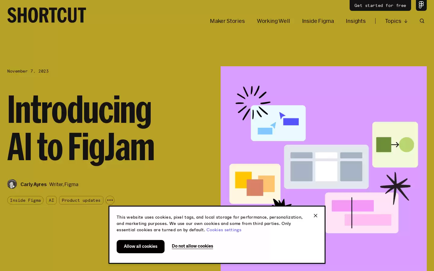 FigJam : Figma是一款在线协作设计工具