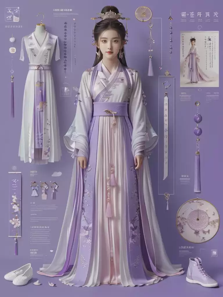 AI绘画之服装设计,Stable Diffusion【Lora模型】中的服装饰品分类背景