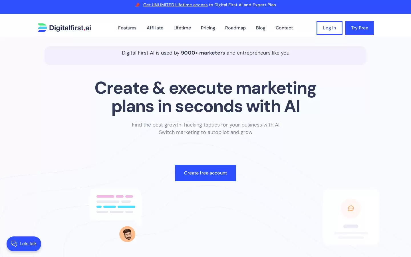 Digital First AI : 未来可持续发展的营销平台