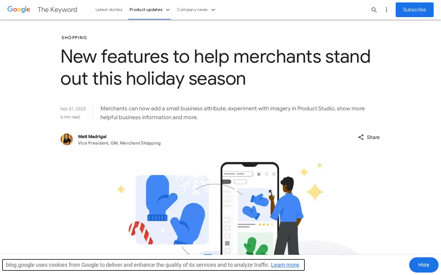 Google Merchant Center : 帮助商家在Google上展示产品