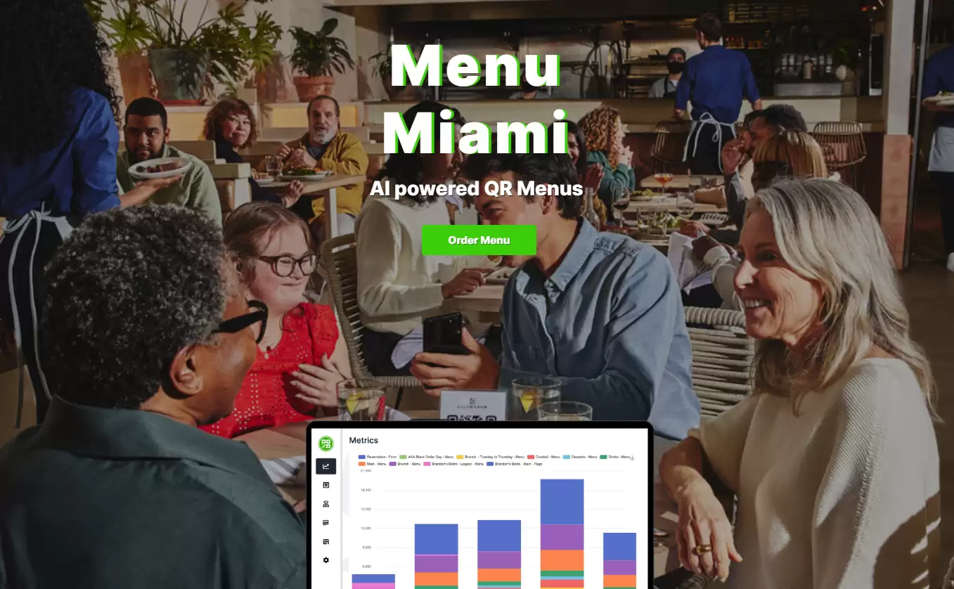 Menu Miami : 轻松创建餐厅酒店的数字菜单